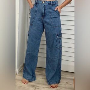 Women's Denim Wide Leg Jeans